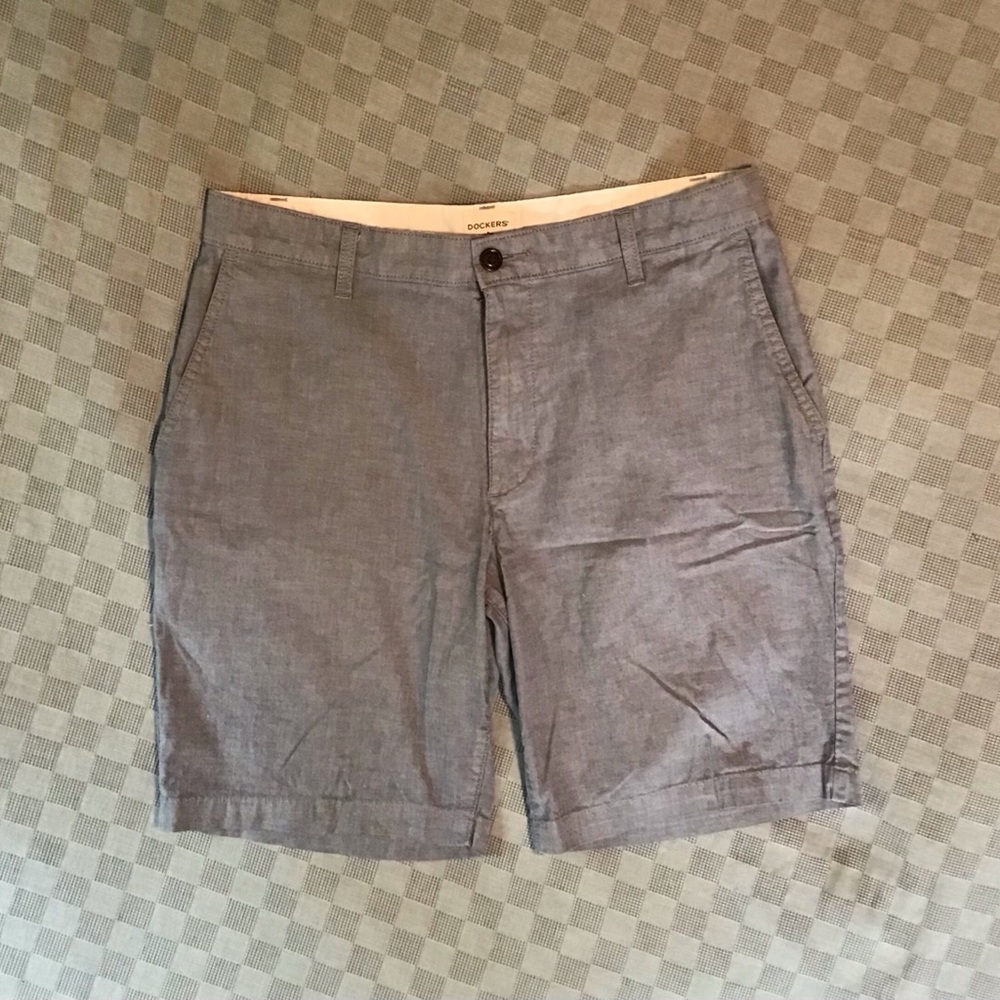 Docker’s Men’s Chambray Shorts Waist 32
